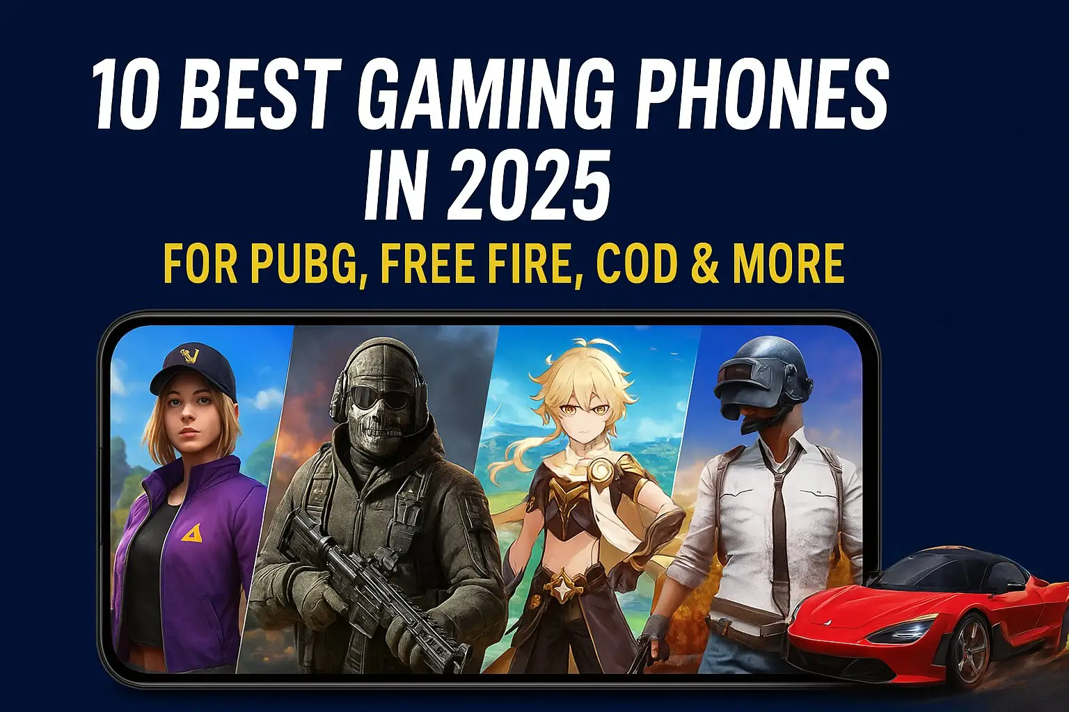 You are currently viewing 5 Best Gaming Phones for PUBG, Free Fire & COD –